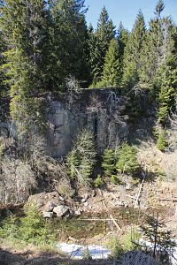 Propadlina dolu Červená jáma u Hřebečné