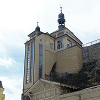 Výtah na Zámecký vrch v Karlových Varech