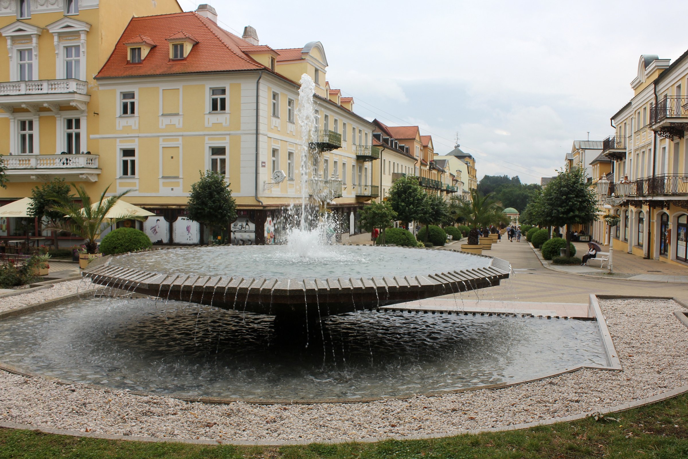 Kašna v Ruské ulici ve Františkových Lázních