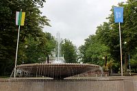 Kašna v Ruské ulici ve Františkových Lázních.