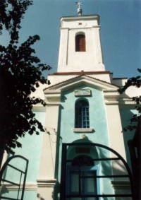 Katolický kostel v obci Svatá Helena