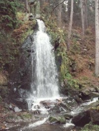 Vodopád: Novohradské hory - vodopád