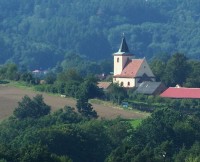 Hrusice - Kostel sv. Václava