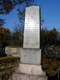 Bubovice - Pomník obětem první světové války