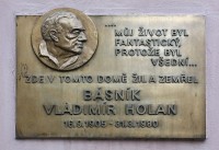 Praha - U Lužického semináře - čp. 18/97 - Vladimír Holan