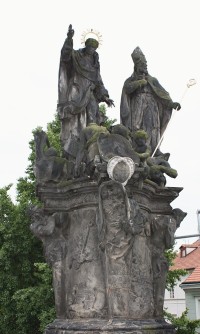 Karlův most – Sv. Vincenc Ferrerský a sv. Prokop
