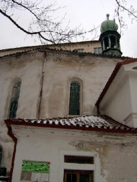 Sv. Ondřej 013: Nejstarší karlovarský kostel, původně gotický ? 15.stol. Přilehlý hřbitov zrušen r. 1911, změněn na Mozartovy sady.
