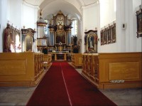Interiér Povýšení Sv. Kříže ve Starém Rožmitále: Interiér Povýšení Sv. Kříže ve Starém Rožmitále