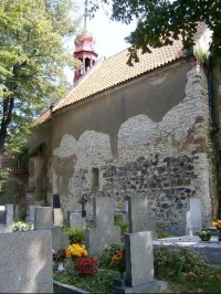 Kostel Sv. Vavřince a hřbitov
