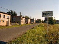 obec Trokavec: pohled na severovýchod obce