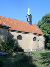 Kostel sv. Mikuláše: západní strana kostela