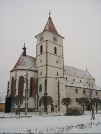 Kostel na náměstí v Horažďovicích