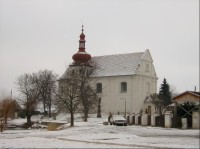Kostel sv. Jana Evangelisty: Kostel sv. Jana Evangelisty, původně pozdně gotický, přestavěn v 18. a 19. století