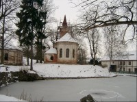 Rybník a kostel