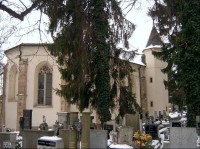 Kostel na hřbitově v Rakovníku