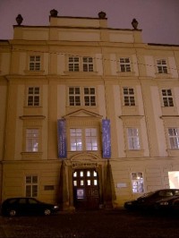 České muzeum hudby v noci
