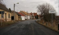 Obec Libořice z jihozápadu