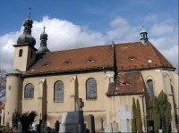 Dýšina - Gotický kostel Šimona a Judy