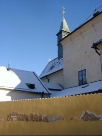Areál kláštera ze západu