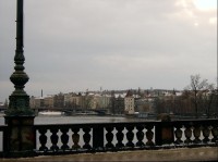 Pohled z mostu Legií
