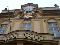 Balkon a znak Prahy