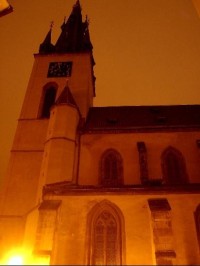 Noční kostel Sv.Štěpána