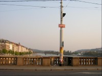 Pohled z Palackého mostu k jihu