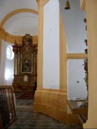 Interiér kostela: interiér kostela sv. Jana Nepomuckého

