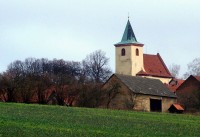 Kostel v Hrusicích