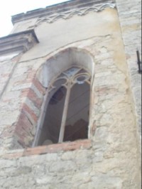 evangelický kostel - okno