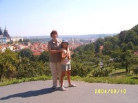 Praha ze Strahovských zahrad