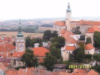Zámek a kostel sv. Václava  z Kozího Hrádku