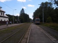 Kyjovice - Porubka: Zastávka tramvaje č. 5