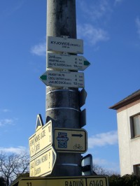 Kyjovice rozcestník