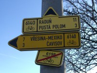 Kyjovice rozcestník