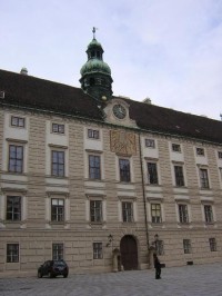 Vídeň - nádvoří Hofburgu