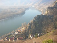 Dunaj v údolí Wachau (ze zříceniny Durnstein
