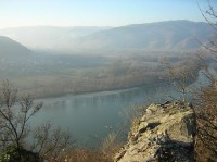 Dunaj v údolí Wachau (ze zříceniny Durnstein