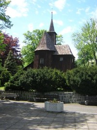 Hodslavice - dřevěný kostelík