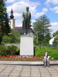 Hodslavice - pomník F. Palackého