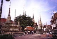 Bangkok - chedi ve Wat Po