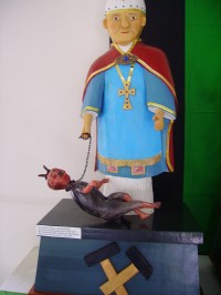 Sv.Prokop s čertem-patron horníků