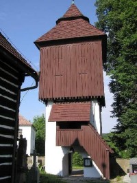 Věž kostela Slavoňov