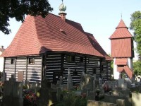 Roubený kostel sv. Jana Křtitele ve Slavoňově