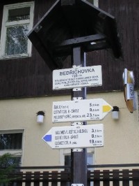 Bedřichovka - rozcestí