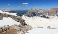 DOLOMITY / pohledy z Piccolo Lagazuoi (2 778 m.n.m.).