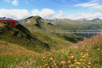 Visutý most na vrcholu hory Stubnerkogel nad Bad Gasteinem - Rakousko - léto 2014