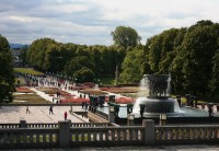 Oslo - park Frogner (též Vigeland park) 2015