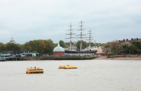 Z lodi  - Čajový clipr Cutty Sark* Greenwich* Londýn* říjen 2015