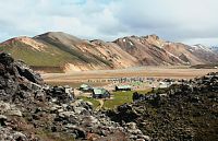 Landmannalaugar - Duhové hory - kemp